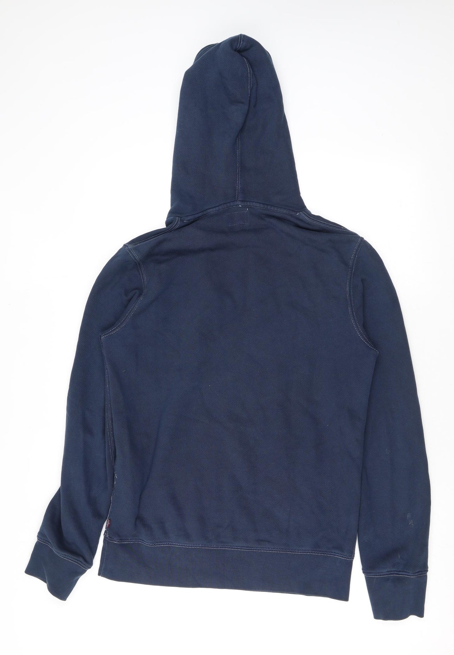 Levi's Mens Blue Cotton Pullover Hoodie Size S - Logo