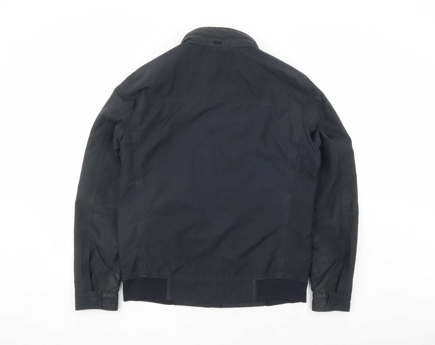 HUGO BOSS Mens Black Jacket Size L Zip - Estimated size L