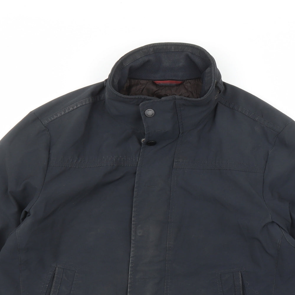 HUGO BOSS Mens Black Jacket Size L Zip - Estimated size L