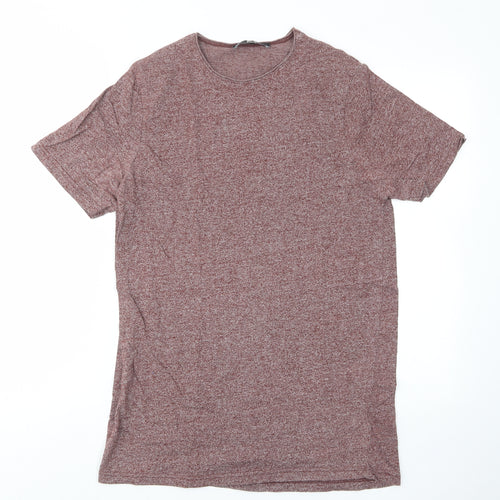 find. Mens Brown Cotton T-Shirt Size M Crew Neck