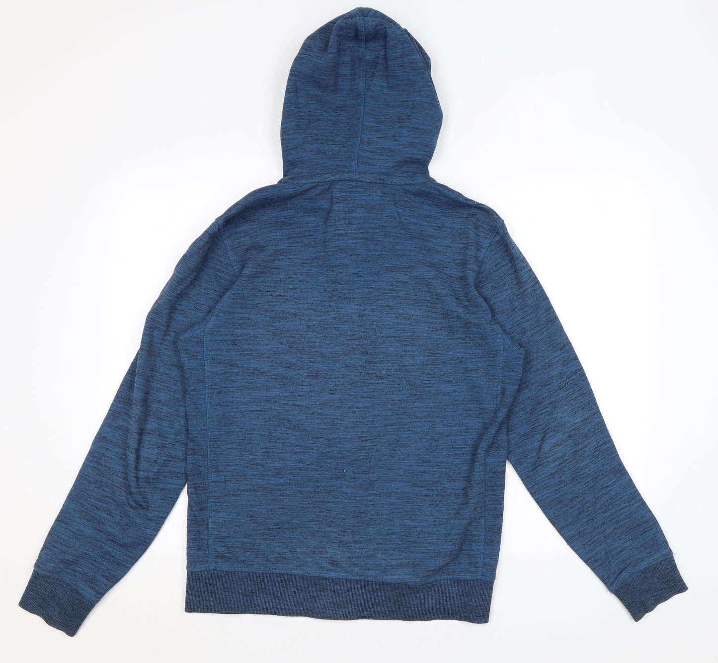 Fat Face Mens Blue Striped Cotton Full Zip Hoodie Size S