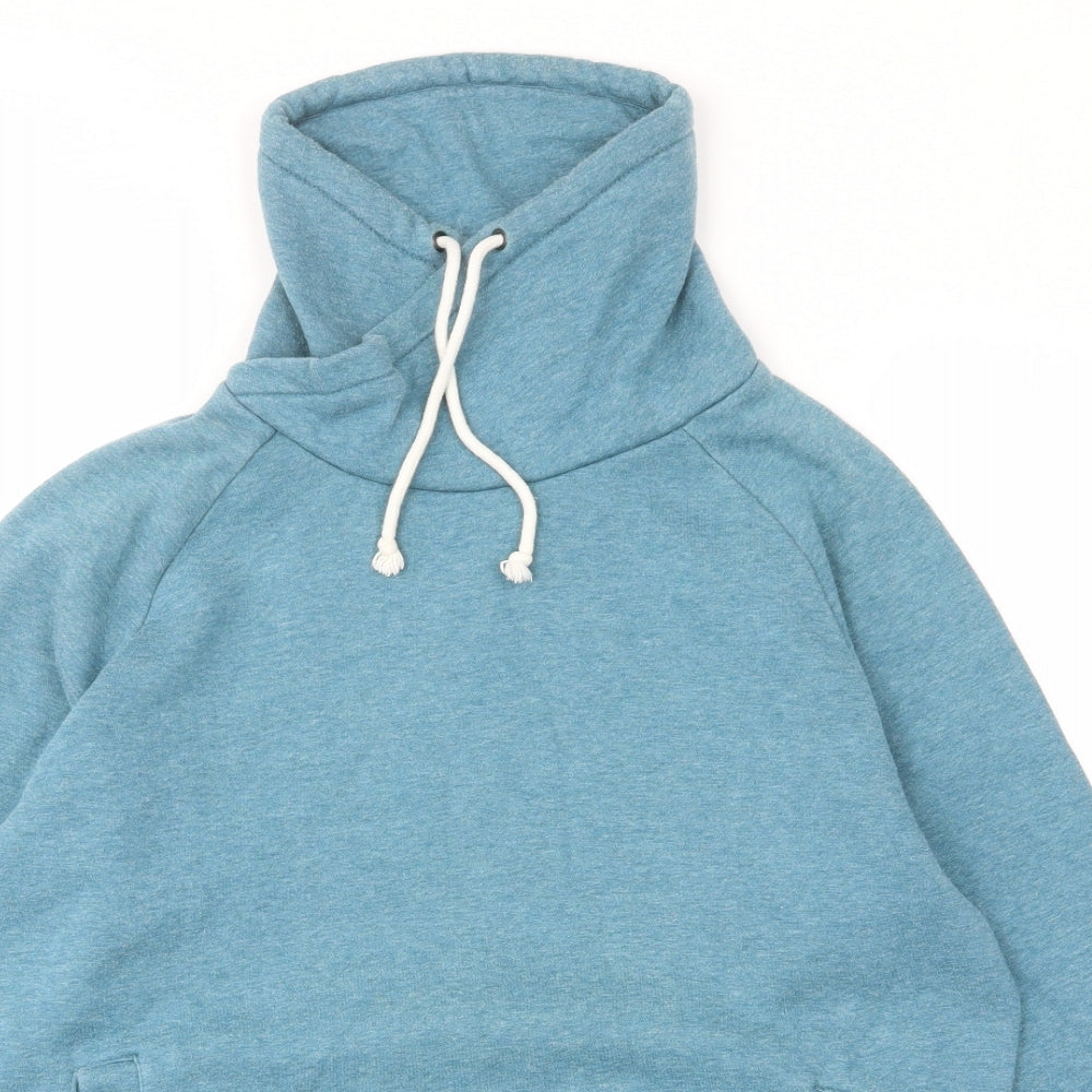 H&M Mens Blue Cotton Pullover Sweatshirt Size M - Pockets