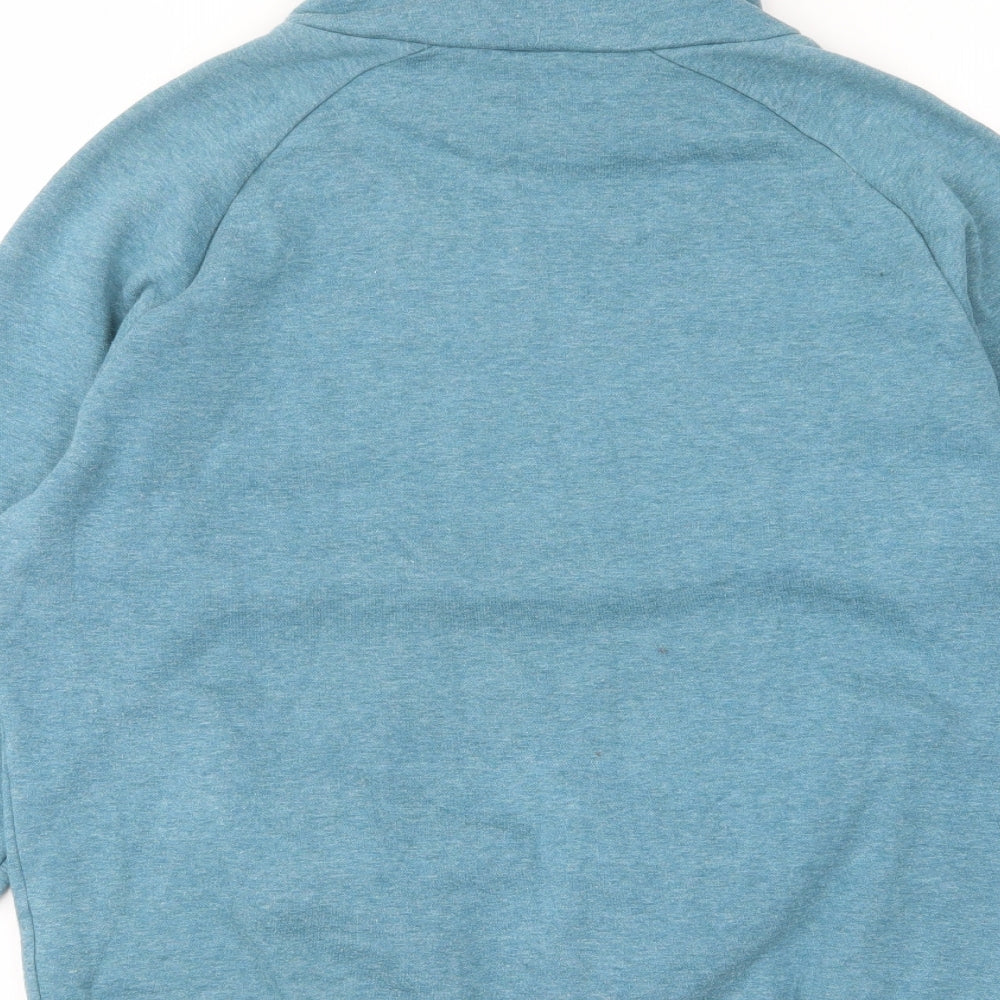 H&M Mens Blue Cotton Pullover Sweatshirt Size M - Pockets