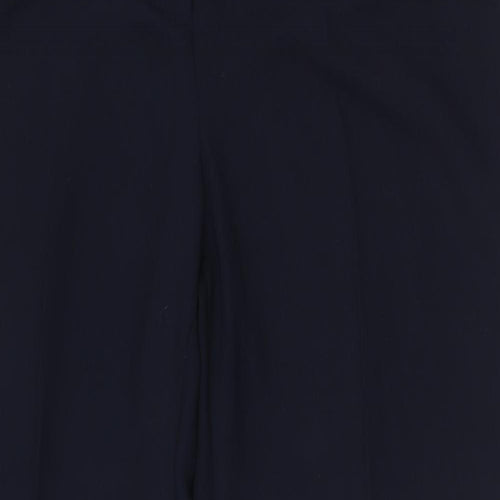 PLANET Womens Blue Polyester Dress Pants Trousers Size 14 L29 in Regular Zip
