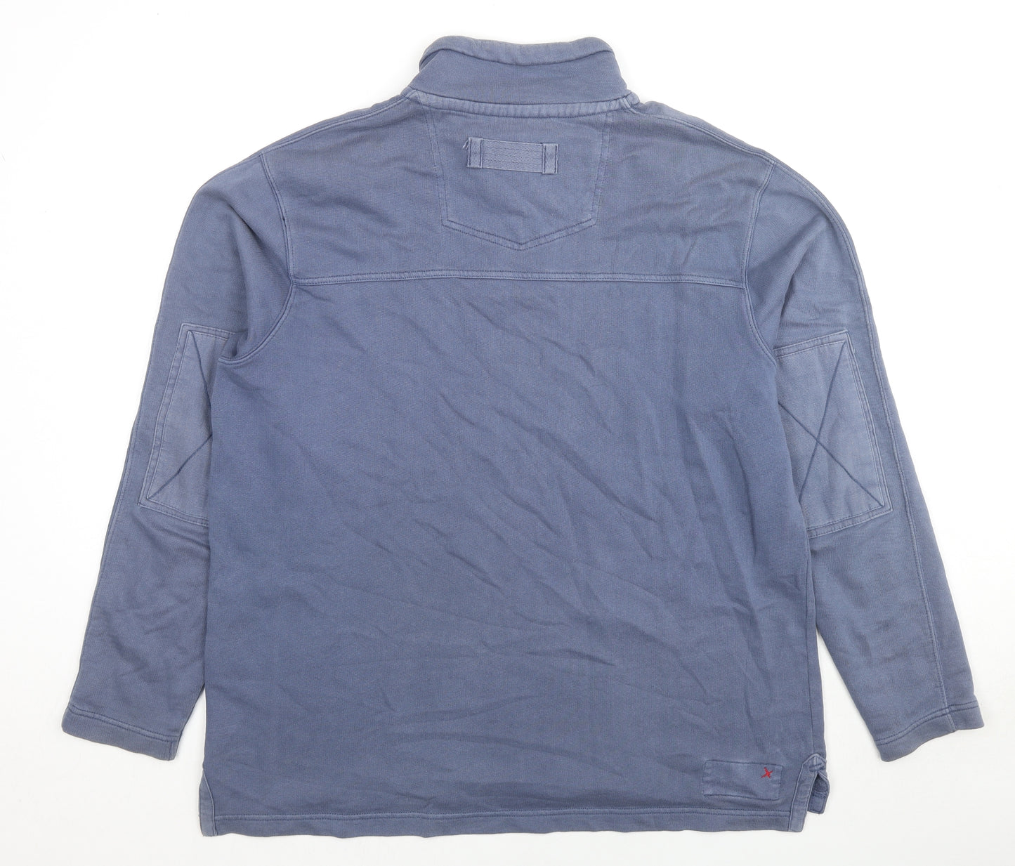 Fat Face Mens Blue Cotton Pullover Sweatshirt Size M