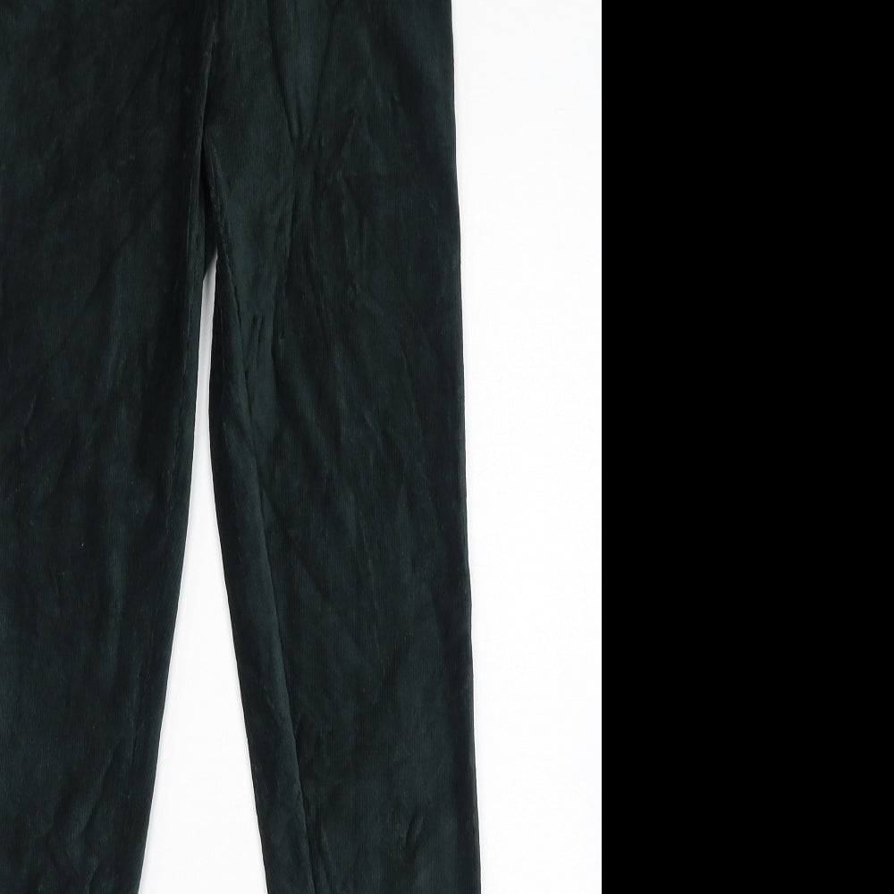 Marks and Spencer Womens Green Cotton Capri Leggings Size 8 L30 in