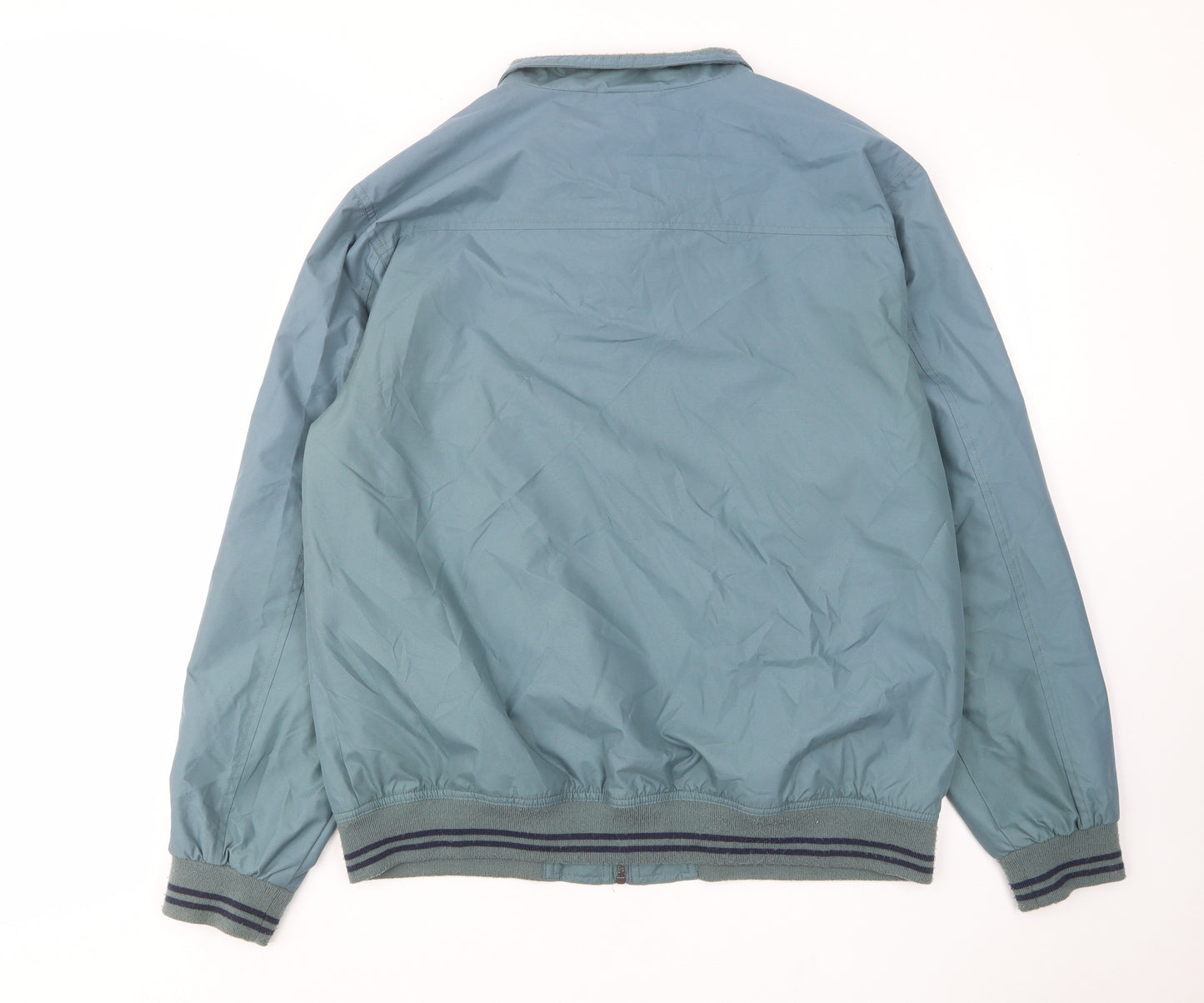 James Pringle Mens Green Bomber Jacket Jacket Size L Zip - Zip Pockets
