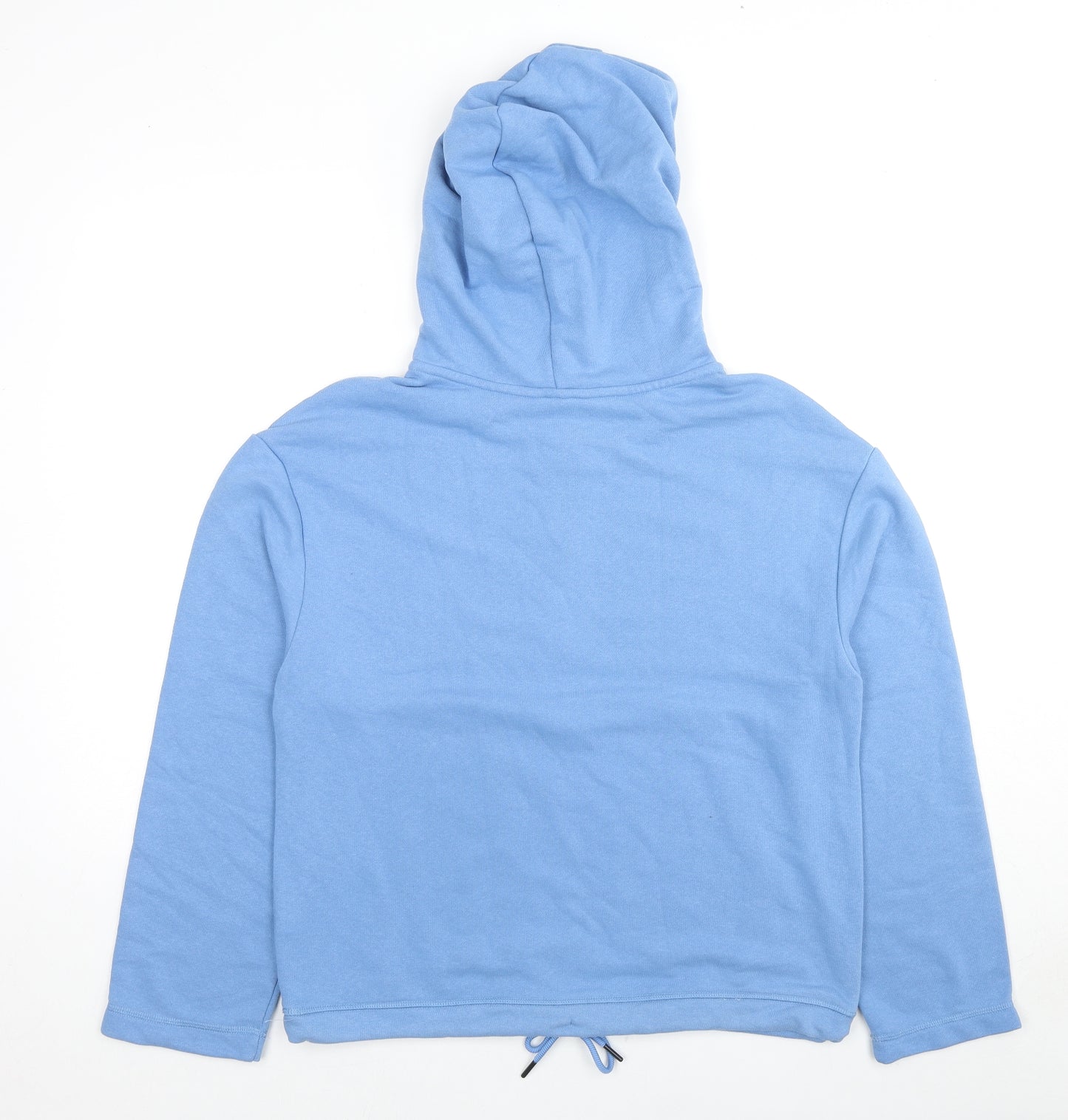 H&M Womens Blue Cotton Pullover Hoodie Size S Pullover