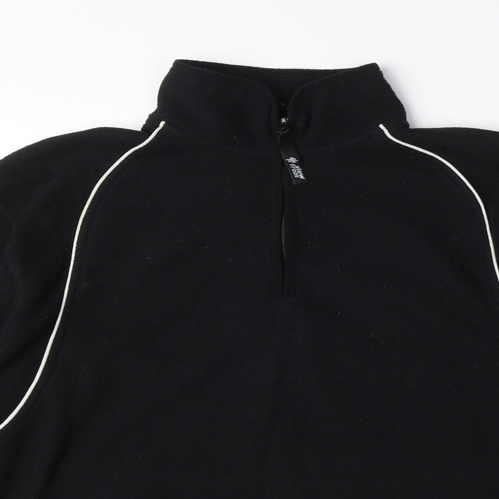 Marks and Spencer Mens Black Polyester Pullover Sweatshirt Size M