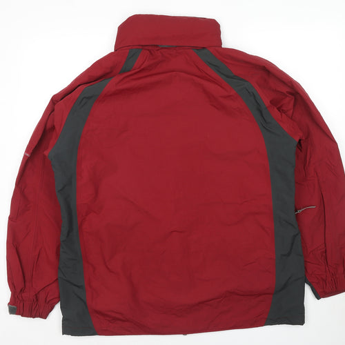 Debenhams Mens Red Jacket Size L Zip - Ski Jacket