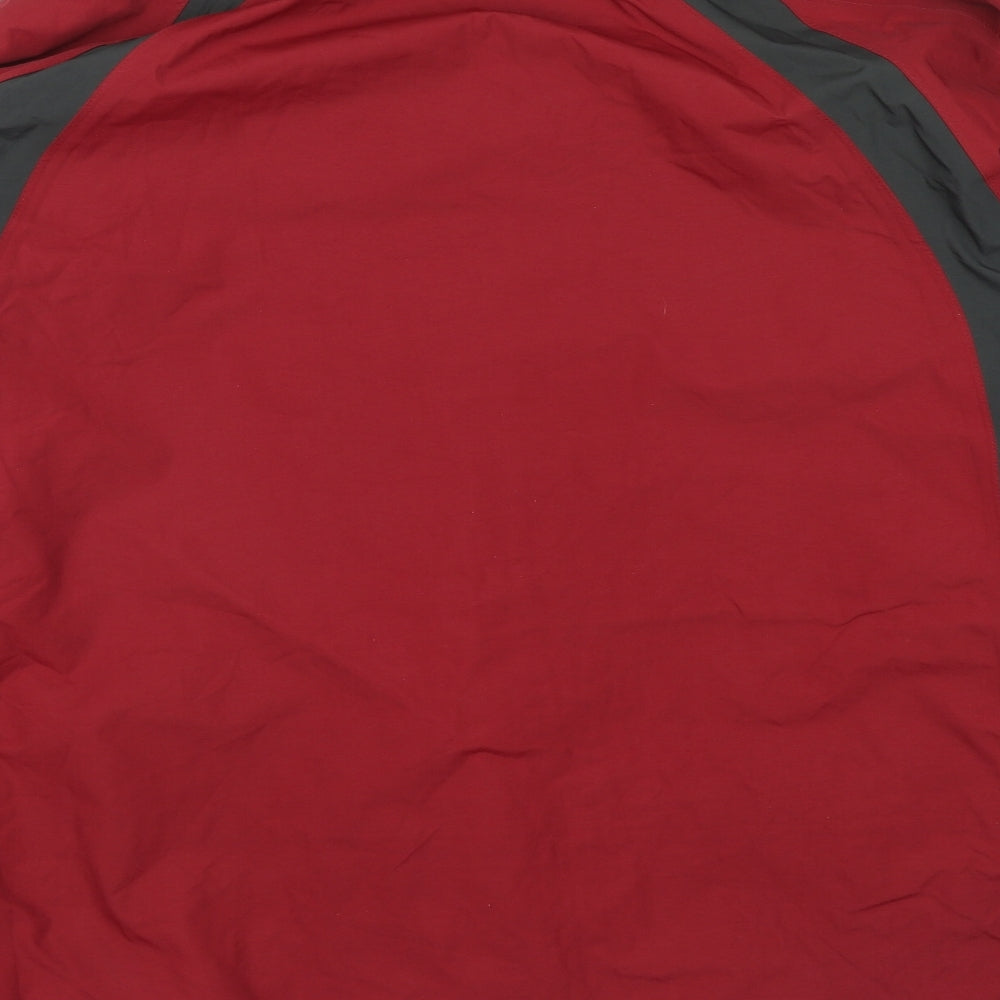 Debenhams Mens Red Jacket Size L Zip - Ski Jacket
