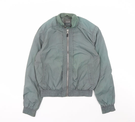 Zara Mens Green Jacket Size XL Zip