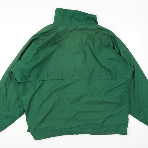 Helly Hansen Mens Green Bomber Jacket Jacket Size L Zip