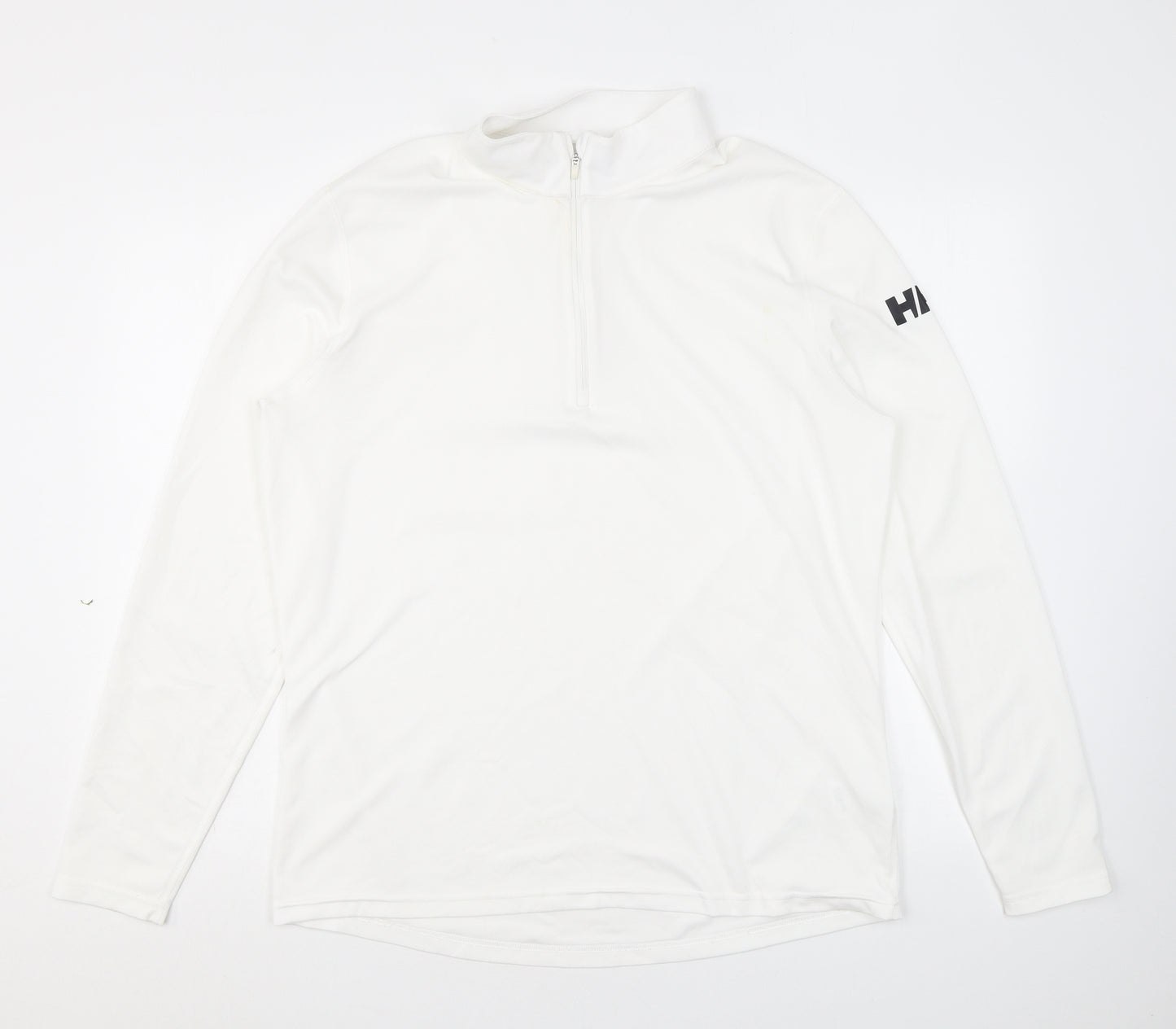 Helly Hansen Mens White Polyester Pullover Sweatshirt Size XL