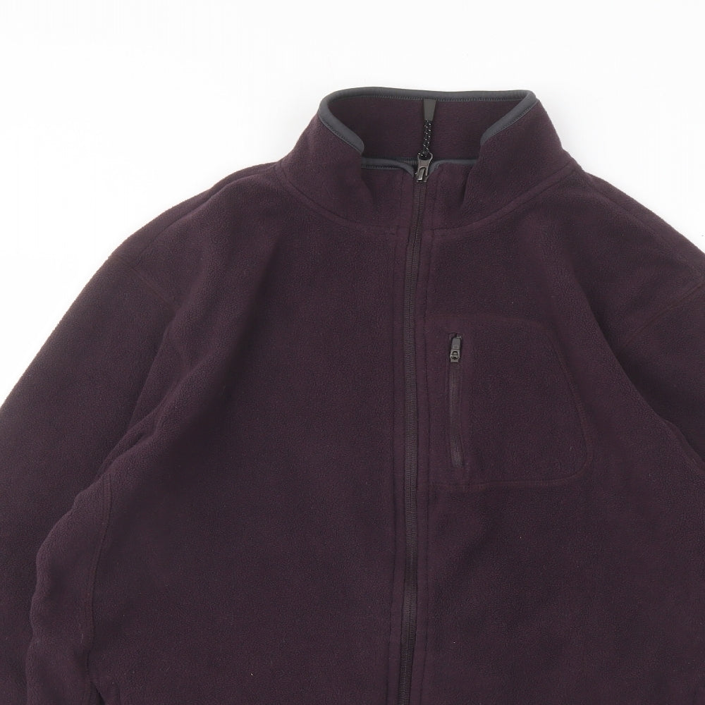 Marks and Spencer Mens Purple Jacket Size M Zip