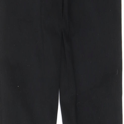 NEXT Girls Black Cotton Skinny Jeans Size 10 Years Regular Zip