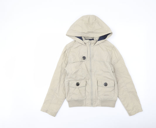 Indigo Girls Beige Jacket Size 9-10 Years Zip