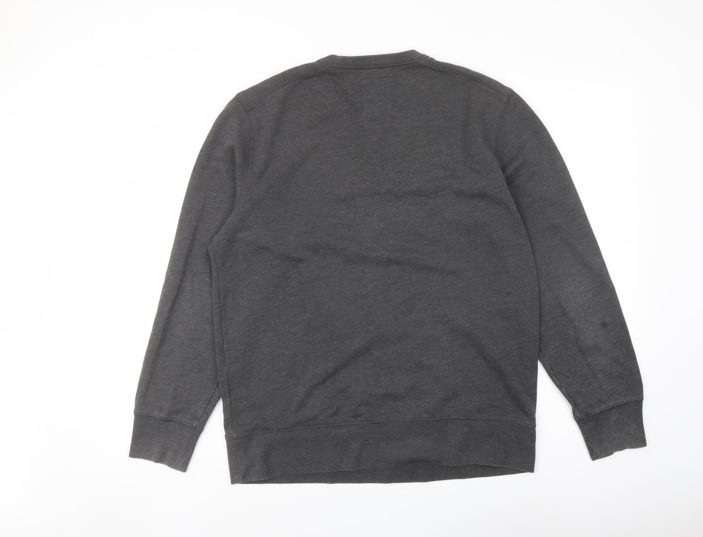 Gap Mens Grey Cotton Pullover Sweatshirt Size M - Logo