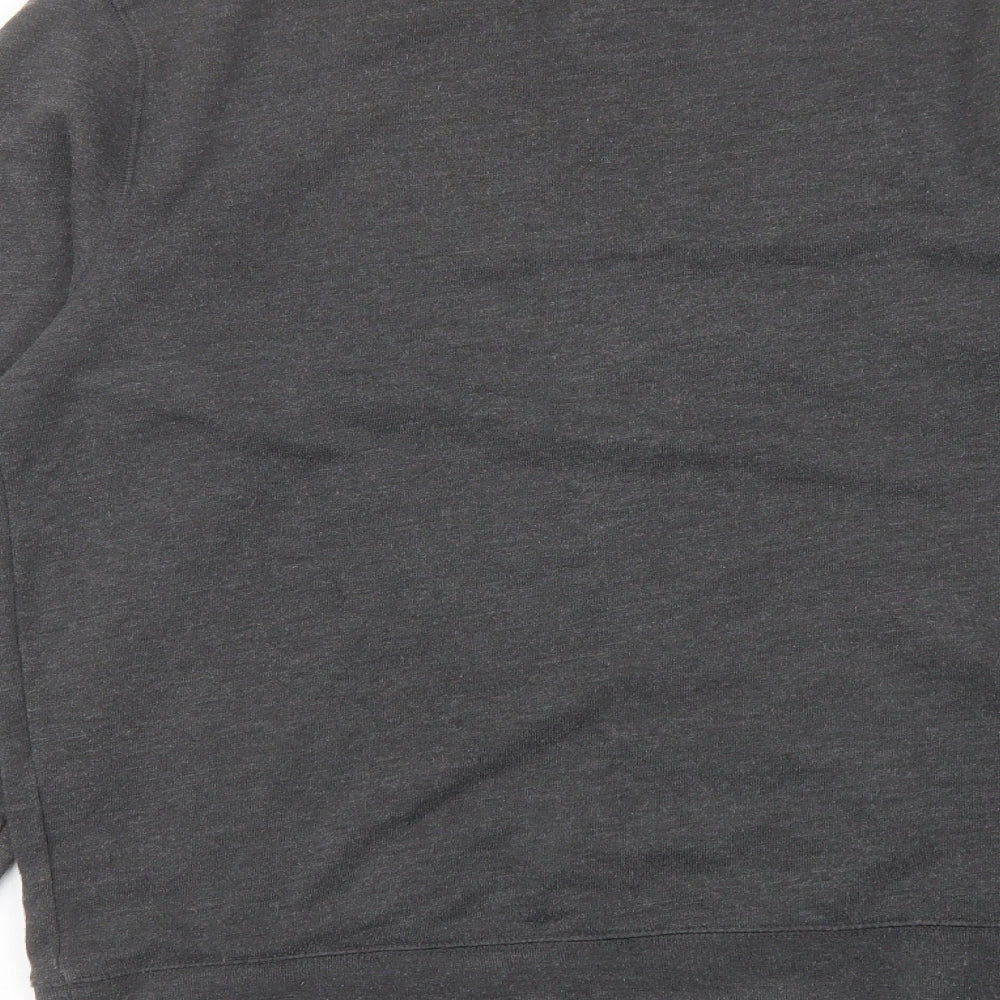 Gap Mens Grey Cotton Pullover Sweatshirt Size M - Logo