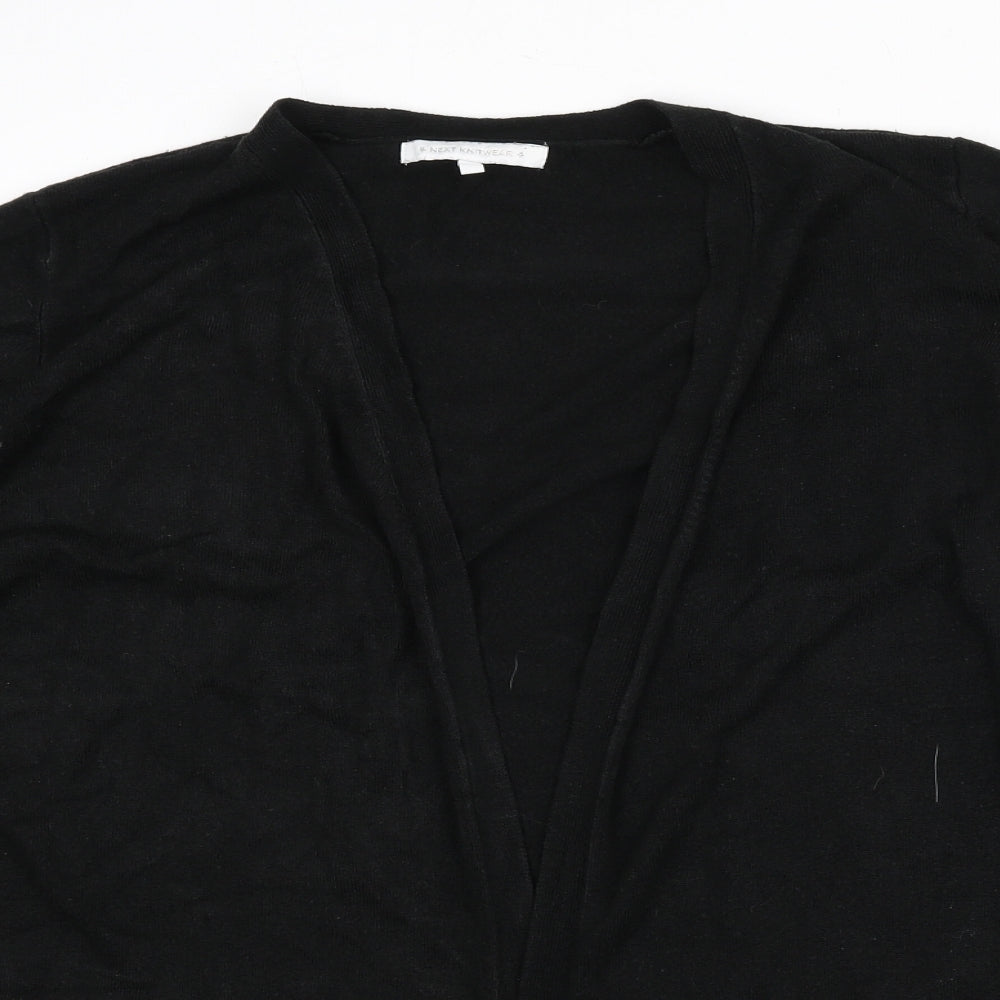 NEXT Womens Black V-Neck Acrylic Cardigan Jumper Size L