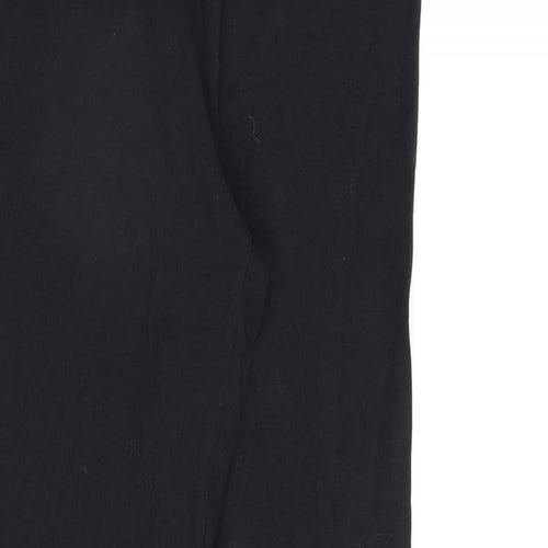 Marks and Spencer Womens Black Cotton Capri Leggings Size 10 L26 in