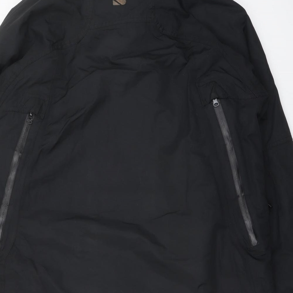 Sherdz Mens Black Jacket Coat Size M Zip