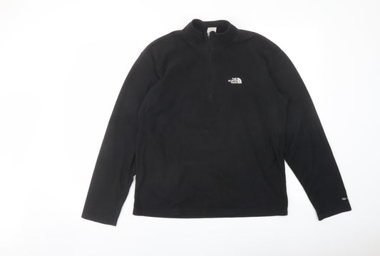 The North Face Mens Black Polyester Pullover Sweatshirt Size S