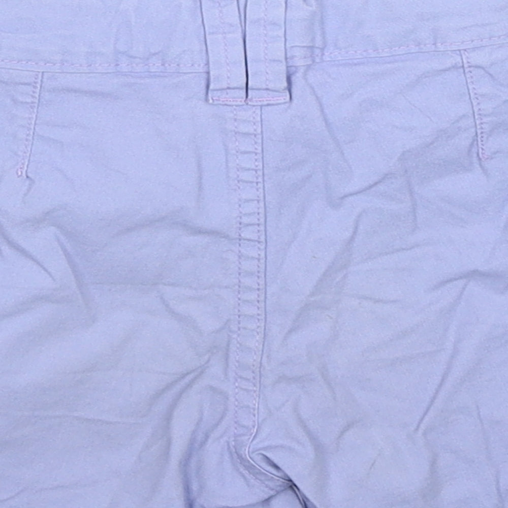 Gap Girls Purple Cotton Hot Pants Shorts Size 12 Years L4 in Regular Zip