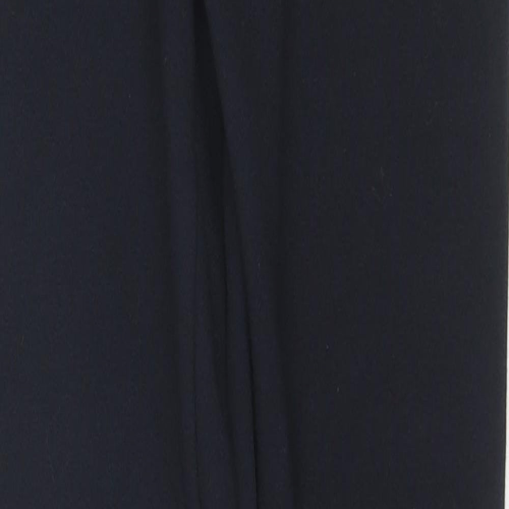 Marks and Spencer Womens Black Polyester Pedal Pusher Leggings Size 8 L29 in - Thermal