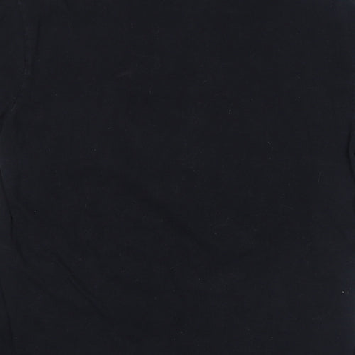 Gildan Womens Black Cotton Basic T-Shirt Size L Round Neck - Black Veil Brides