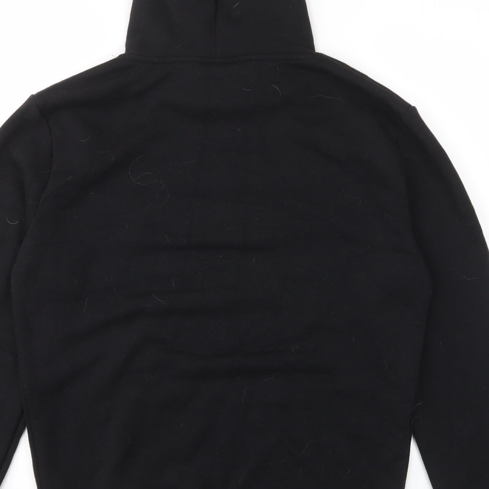 Closure Mens Black Camel Pullover Hoodie Size S - Pockets