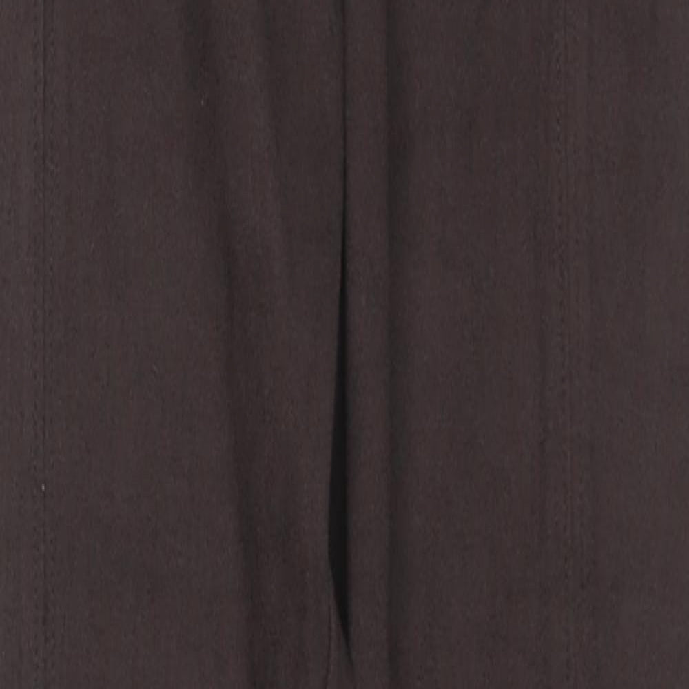 Marks and Spencer Womens Brown Polyester Jegging Leggings Size 8 L26 in