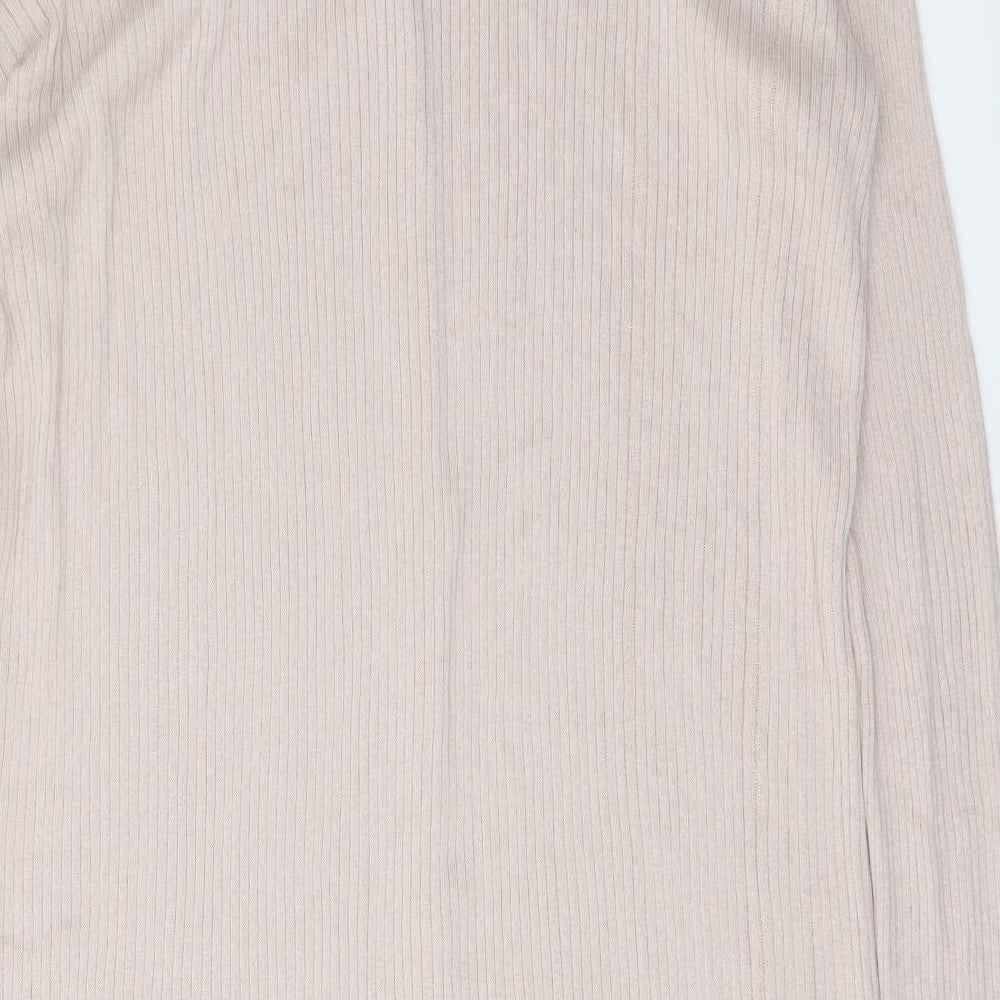 Seraphine Womens Pink V-Neck Cotton Cardigan Jumper Size L