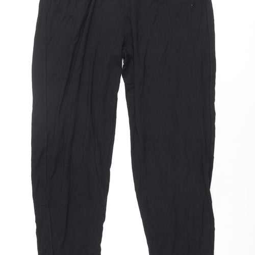 Marks and Spencer Womens Black Viscose Jogger Leggings Size 10 L28 in