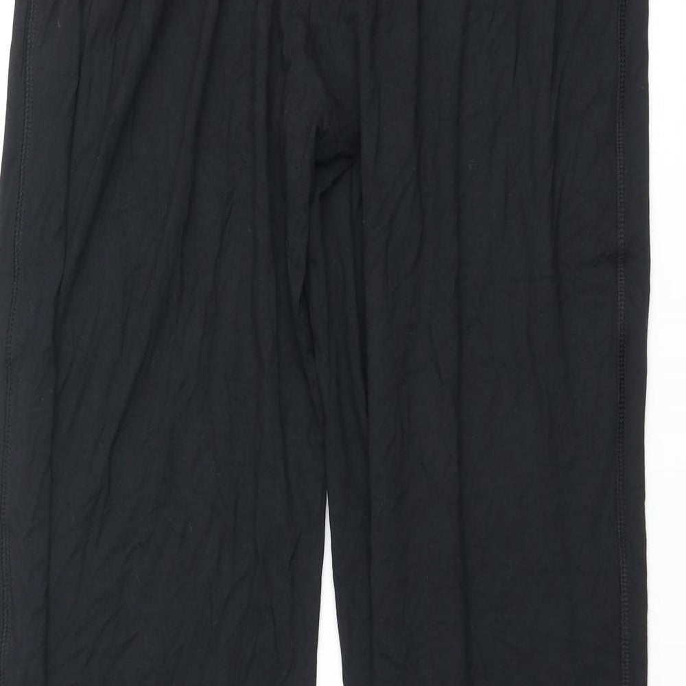 Marks and Spencer Womens Black Viscose Jogger Leggings Size 10 L28 in