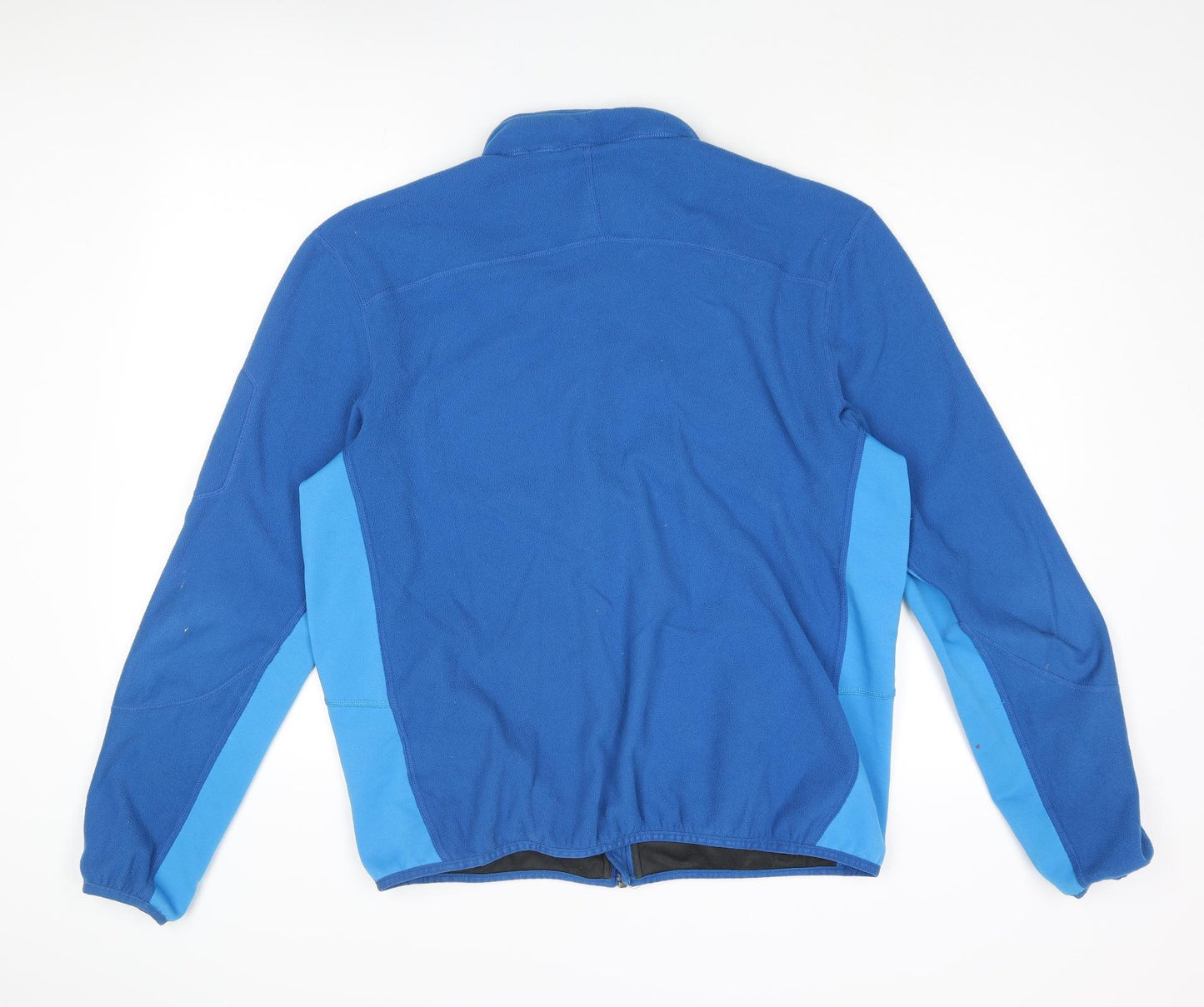 The North Face Mens Blue Jacket Size L Zip - Logo