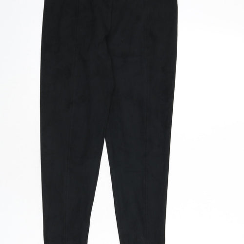 Marks and Spencer Womens Black Polyester Capri Leggings Size 10 L24 in