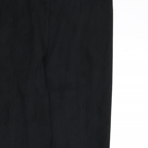 Marks and Spencer Womens Black Polyester Capri Leggings Size 10 L24 in