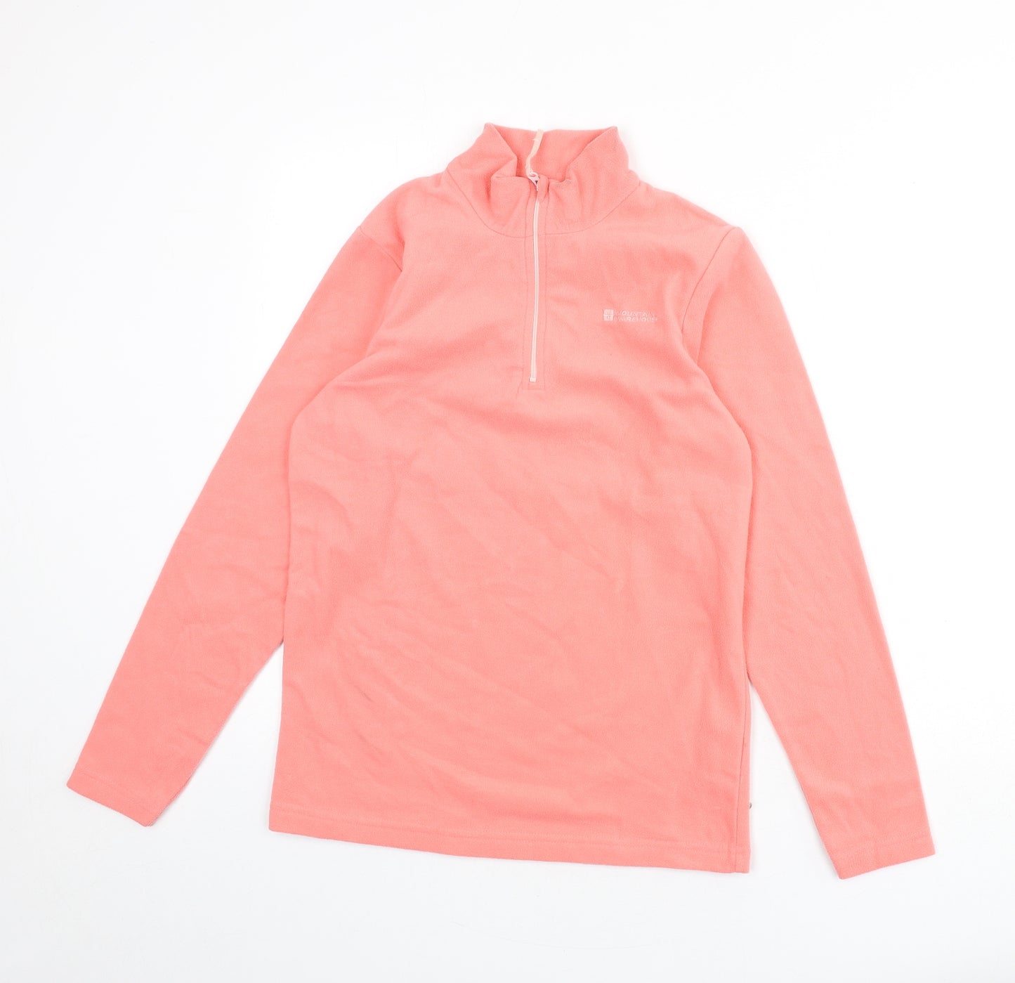 Mountain Warehouse Girls Pink Polyester Pullover Sweatshirt Size 13 Years Zip