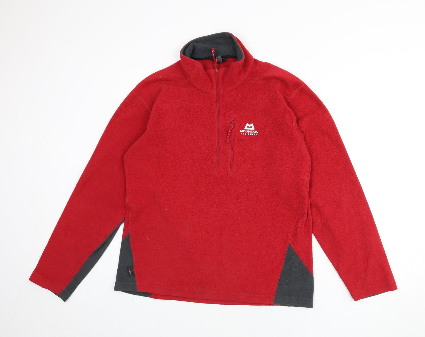 Mountain Equipment Mens Red Polyester Pullover Sweatshirt Size M