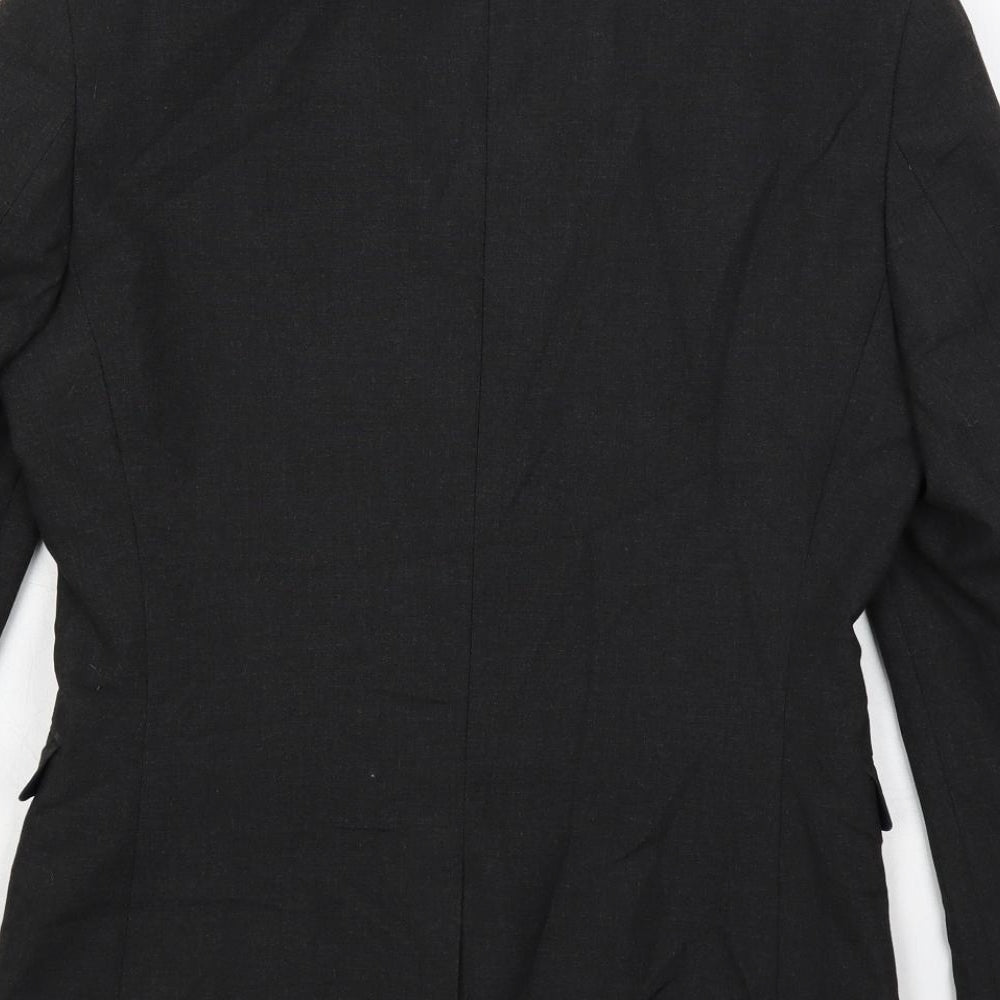 NEXT Mens Grey Polyester Jacket Suit Jacket Size 38 Regular