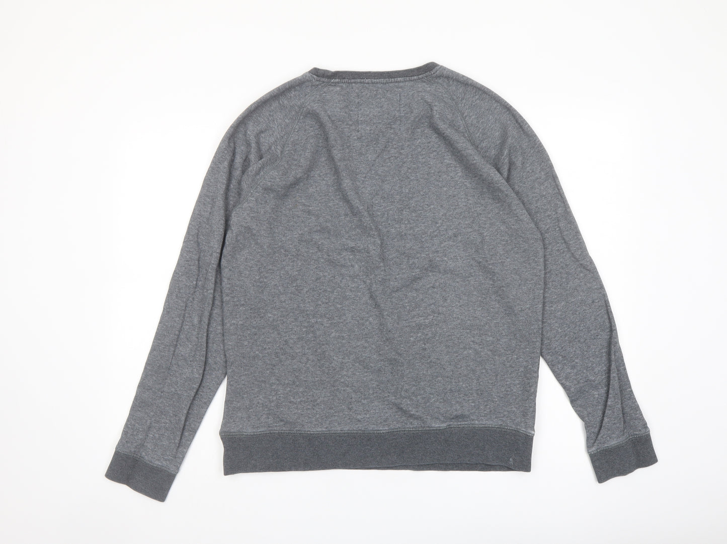 H&M Mens Grey Cotton Pullover Sweatshirt Size M