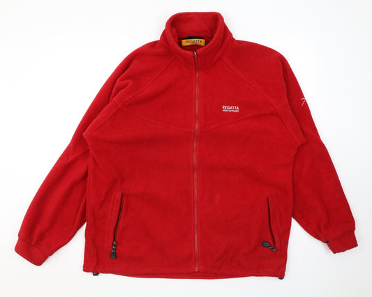 Regatta Mens Red Jacket Size L Zip