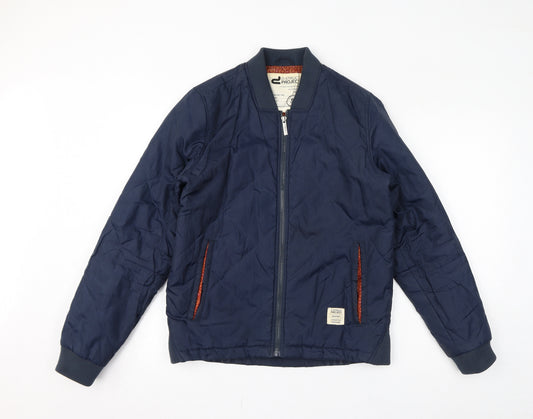 D-Struct Mens Blue Jacket Size S Zip