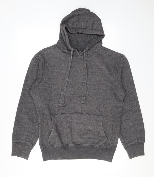 Jack & Danny's Mens Grey Polyester Pullover Hoodie Size S