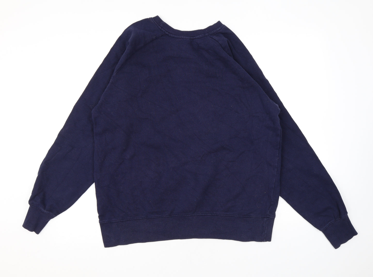 Tribe Mens Blue Cotton Pullover Sweatshirt Size XL - Logo