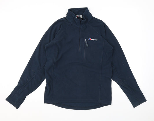 Berghaus Mens Blue Polyester Pullover Sweatshirt Size S - Logo