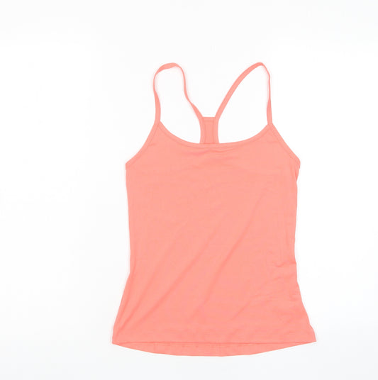 goodmove Womens Orange Polyester Camisole Tank Size 8 Scoop Neck Pullover