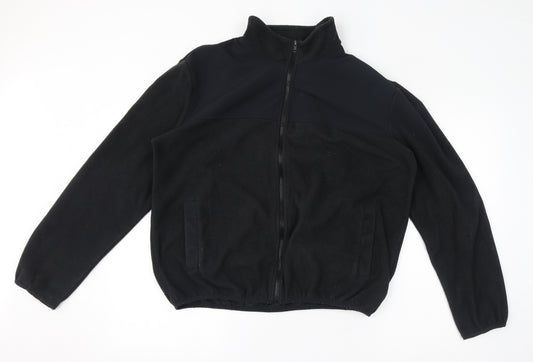 New Look Mens Black Jacket Size M Zip