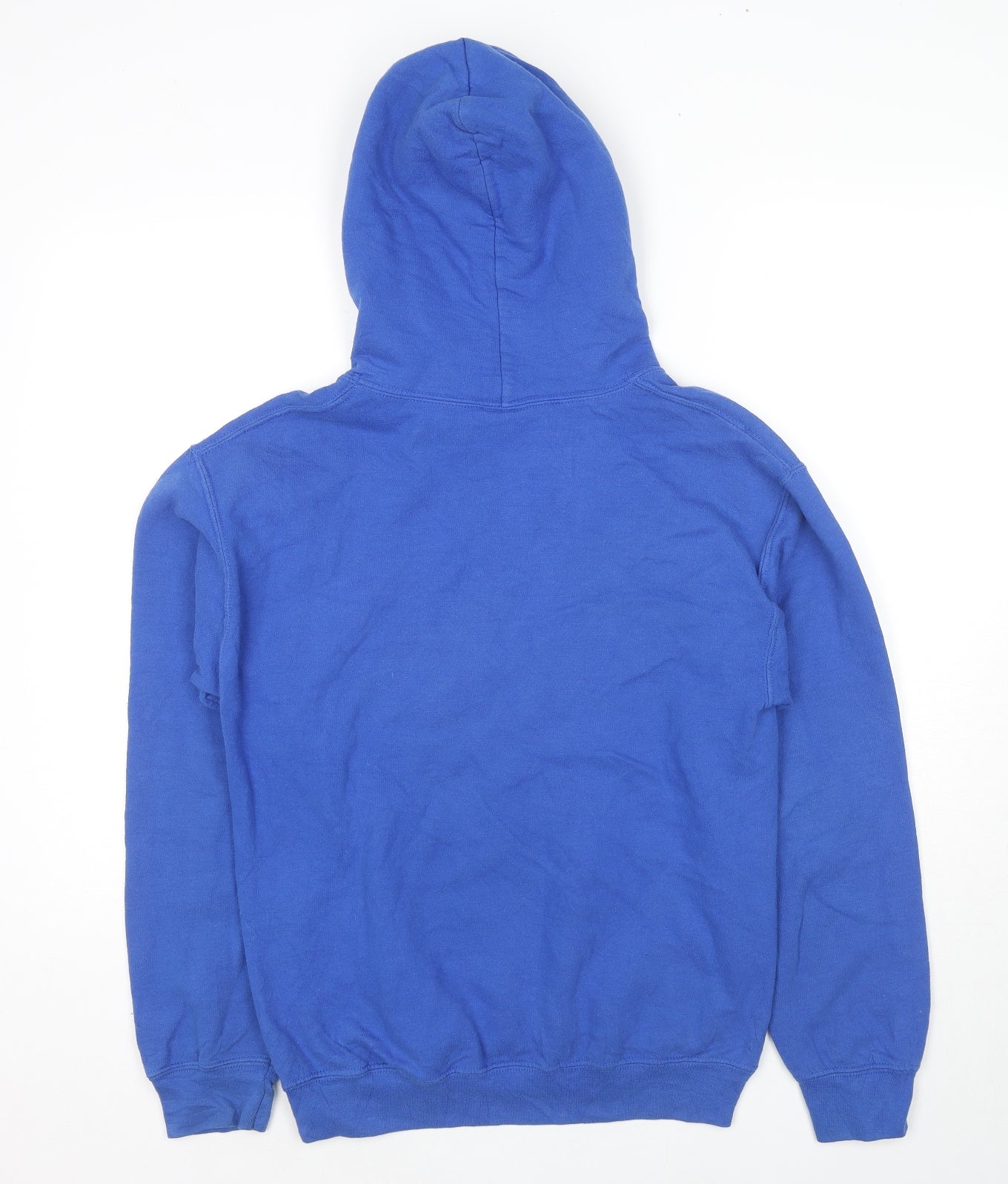 Gildan Mens Blue Cotton Pullover Hoodie Size S - Silverbrook Vikings